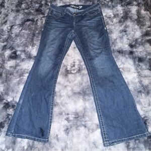 Seven7 Dark Blue Flare Jeans
